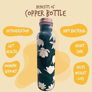 Affordable Printed Copper <b>Bottle</b> Handmade <b>Water</b> <b>Bottle</b> for Home Kitchen and Office Use By AALIYAN IMPEX - Product Image 2