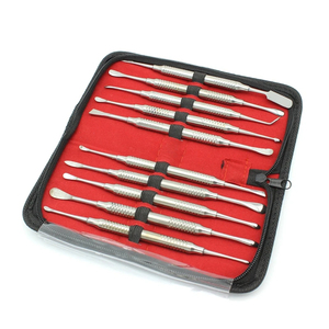 Juego de elevador de periostio dental, 10 Uds., implante de doble extremo y separadores de membrana periodontal, Kit de instrumentos quirúrgicos - Product Image 2