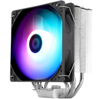 Avec Thermalright AX120 R SE V2 CPU Air Cooler Box BLACK 7 Heatpipe Oil Bearing Long Life Copper & Aluminum 1500 2pcs 50000 Hrs