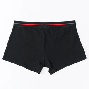 Calzoncillos bóxer antibacterianos transpirables de algodón 100% para hombre, logotipo personalizable, cómodo ajuste en la cintura, Logo-ODM - Product Image 5