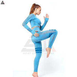 Vente flash Ensemble de yoga pour femmes de haute qualité avec legging taille haute et soutien-gorge de sport sans manches, vêtements de sport pour la salle de sport et le fitness - Product Image 4