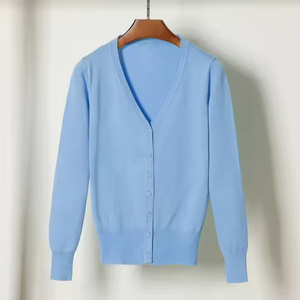 Suéter de Mujer, 100% Algodón, Estilo Urbano de Lujo, Holgado, Bordado, Cuello Redondo, Sudadera con Estampado en Relieve para Parejas - Product Image 4