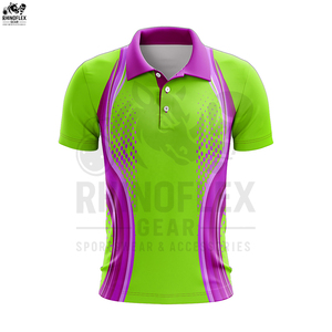 Jersey de Cricket Transpirable con Diseño Personalizado, Alta Calidad, 100% Poliéster, Servicio OEM en Venta - Product Image 3