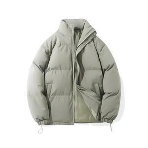 Autumn and Winter Vintage Warm Puffer Jacket Women High Neck Zipper Design Cotton-<b>Padded</b> Coat - Product Image 6