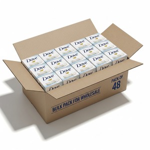 โดฟบิวตี้บาร์ให้ความชุ่มชื้นแบบดั้งเดิมสบู่อ่อนโยนสำหรับผิวนุ่มเนียนเหมาะสำหรับทำความสะอาดผิวหน้าและผิวกายทุกวัน - Product Image 1