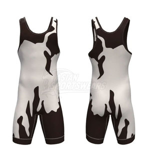 High Quality New Design Wrestling <b>Singlets</b> Professional Wear Custom Made Wrestling <b>Singlets</b> - Product Image 3