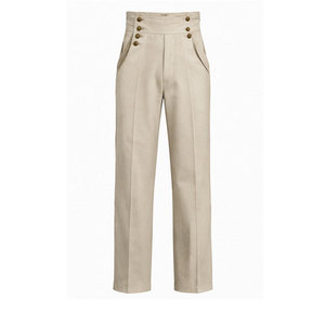 Pantalón de la Guerra Napoleónica de Primera Calidad, Diseño Clásico con Cierre de Cintura Seguro y Costuras Impecables - Product Image 1