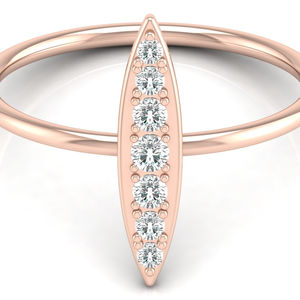 Wholesale 14K Solid Gold <b>Vintage</b> Fashion Band High Quality Factory Direct Jewellery Lab Grown Faceted Diamond Ring For Luxury - Product Image 1