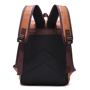 Mochila de piel auténtica impermeable de alta calidad para hombre logotipo personalizado de ocio de diseñador de moda más nuevo al por mayor - Product Image 4