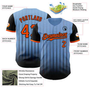 Fournisseur authentique de maillot de baseball en vrac tissu léger respirant conception de nom et de numéro personnalisés pour les clubs et les écoles - Product Image 3