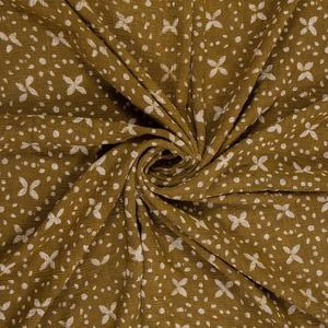 Couverture de jet de coton de luxe d'impression de bloc de base verte pour la décoration à la maison en gros pour la décoration de salon - Product Image 5