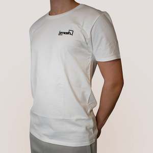 Camiseta Smash de algodón blanca para hombre con logo pequeño L - Product Image 4