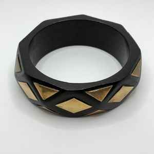 Brazalete de latón crudo de 69mm, brazalete de incrustaciones, brazalete de canal en blanco, pulsera ancha hecha a mano, latón crudo - Product Image 4