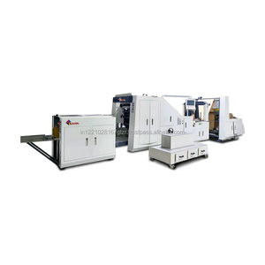 Máquina de fabricación de bolsas de papel de fondo cuadrado completamente automática de alta calidad para bolsa de papel Kraft cuadrada - Product Image 3
