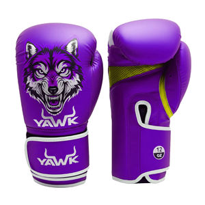 Gants de boxe en cuir argenté personnalisés professionnels neufs OEM avec évacuation de l'humidité et fermeture à scratch - Gants d'entraînement de combat - Product Image 1