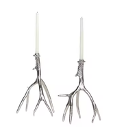 Support de bougie design unique en or rose, écologique, en métal, pour la maison ou le bureau, décoratif, luxueux, fait main, pour bougie chauffe-plat, Noël, personnalisé