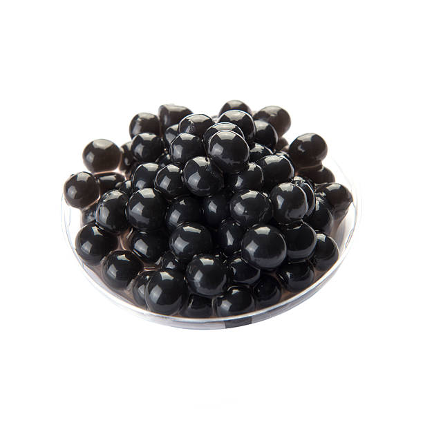 Вьетнам, Лучшая цена, черный поппинг Boba Tapioca, черный жемчужный шар для Пузырькового чая, ингредиенты