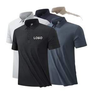 Solid Color <b>Men</b> Polo Shirt For Adult Plus Size <b>Men</b> Polo Shirt Summer Wear Moisture Wicking Polo Shirt pk - Product Image 1
