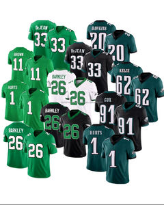 Maillots de football américain antibactériens avec impression par transfert thermique, 100 % polyester, prêts à être expédiés, jersey cousu - Product Image 3