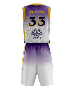 ชุดบาสเก็ตบอลพิมพ์ลายไล่สี แห้งเร็ว ปี 2026 ผ้าโพลีเอสเตอร์ 180 กรัม ไซส์ใหญ่ แบบยูนิเซ็กซ์ ชุดกีฬาฤดูร้อน รับสั่งทำ - Product Image 1