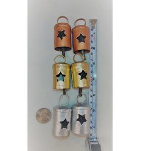 Vente en gros de cloches de vache en métal sonneries de vache en métal cloches de vache en fer fini cuivre antique cloches de vache porte-bonheur décoratives - Product Image 5