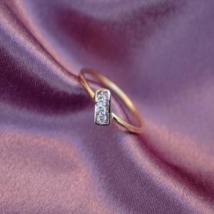 Bague délicate en diamant naturel certifié IGI or massif 18 carats couleur H-I SI clarté bijoux fins - Product Image 6