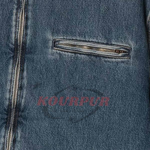 Men's <b>Jackets</b> Detroit <b>Jacket</b> With Corduroy Collar Zip up Workwear Custom <b>Duck</b> Canvas Trucker 14oz Detroit Bomber Work <b>Jacket</b> - Product Image 3