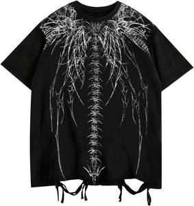 Camiseta lavada con ácido Vintage para hombre, camiseta de gran tamaño en blanco de algodón pesado desgastado, Camiseta de algodón 100% para hombre - Product Image 1