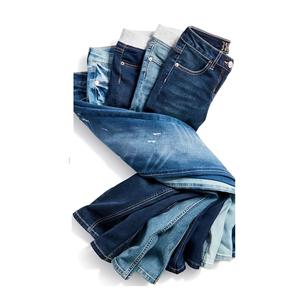Haute qualité hommes personnalisé respirant automne Denim jean écologique séchage rapide léger lavage moyen taille haute coupe droite BD - Product Image 2