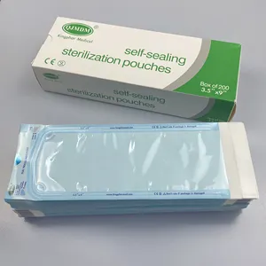 Bolsa de esterilización autosellada, esterilizador estéril para embalaje médico y Dental