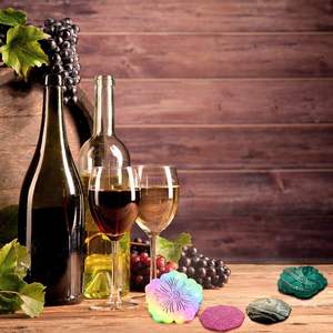 Dessous de verre à motif de résine de grès de conception personnalisable populaire de qualité supérieure pour boisson pour sous-verre de couleur verte - Product Image 2