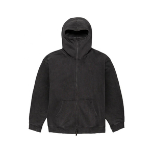 เสื้อฮู้ดเทคแวร์บุขนแกะสำหรับผู้ชาย ปิดหน้าเต็มใบ มีซิป สไตล์แทคติคอล สตรีทแวร์ กันลม ใส่ได้ในฤดูหนาว ทรงโอเวอร์ไซส์ - Product Image 4