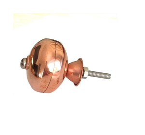 Boutons de poignée de porte en métal plaqué or rose de qualité supérieure, durables, élégants et parfaits pour les intérieurs de maison modernes ou classiques - Product Image 1