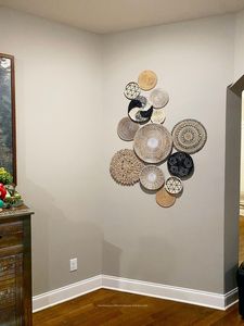 ¡Venta caliente 2025! Juegos para colgar en la pared decoración de material natural algas marinas ratán bambú diseño moderno único Hotel interior de la casa - Product Image 2