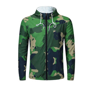 Ropa de calle para hombre, venta al por mayor, ligera, impermeable, con capucha, impermeable, para exteriores, cortavientos, chaqueta de senderismo - Product Image 1