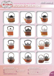 Théière en verre borosilicate résistant à la chaleur de qualité supérieure, style nordique, 1000 ml, avec poignée en plastique et couvercle en acier inoxydable 3306315-1.0 - Product Image 6