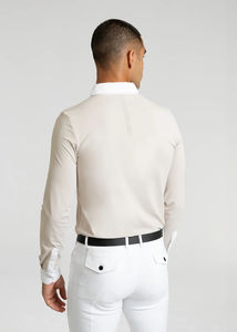 Chemise de base à manches longues pour homme, équitation, OEM, légère, respirante, performance, entraînement à l'équitation, hauts de sport - Product Image 3
