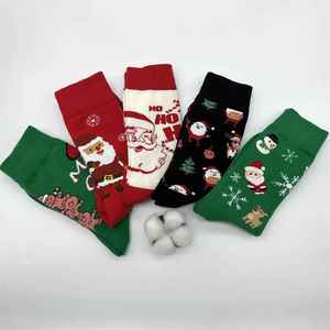 Personalized Christmas custom <b>socks</b> offering warm soft fabric and festive prints perfect for seasonal celebrations - Product Image 5