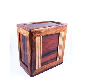 Handmade Rosewood Wooden Urns for Human Ashes Adult <b>Large</b> - Wooden <b>Box</b> Funeral Cremation Urns for Ashes Engraving - Product Image 1
