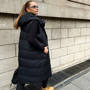 Chaleco Acolchado de Invierno de Última Moda con Diseño Personalizable para Mujer, Unisex, Informal, Sin Mangas, Estilo Urbano, Moda Casual - Product Image 3