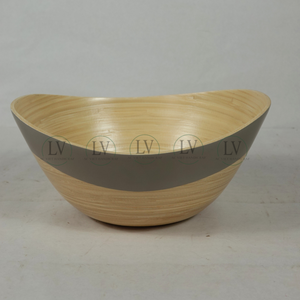 Bol à salade en bambou filé écologique, style minimaliste, taille personnalisée, ustensiles de cuisine, vente en gros du Vietnam, best-seller - Product Image 6