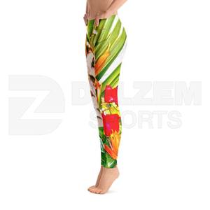 Leggings doux de yoga de gymnastique de forme physique de la femme faite sur commande en gros Leggings de yoga en gros d'élasthanne de polyester nylon imprimé par sublimation - Product Image 2