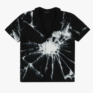 2025 nouveau T-Shirt hommes logo personnalisé poids lourd 100% laine matériel conception personnalisée hommes T-Shirt col rabattu - Product Image 1