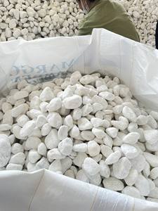 Pierres rondes de gravier blanc de galets de galets dégringolées pierre naturelle du fournisseur du Vietnam - Product Image 2