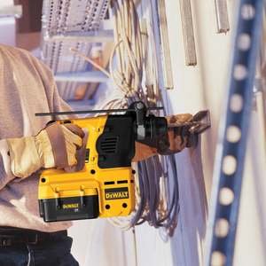 Martillo Rotatorio SDS Inalámbrico de Iones de Litio de 28 Voltios, Kit con Tecnología NANO, Fuente de Energía Industrial para Bricolaje, Martillos Rotatorios Eléctricos a Batería - Product Image 3