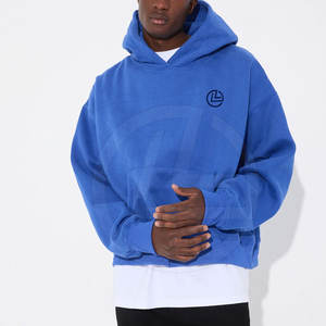 Derniers modèles de sweats à capuche surdimensionnés pour hommes fabriqués au Pakistan Style de rue Vente en gros Sweats à capuche surdimensionnés en coton mélangé - Product Image 2