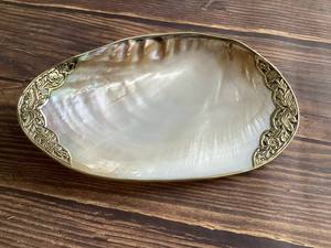 Assiettes en nacre, coquillages, coquilles de caviar, assiettes en coquille de conque, accessoires artisanaux de haute qualité, plat de présentation - Product Image 5