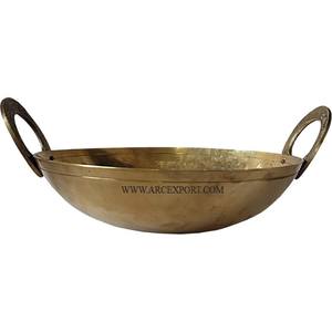 Utensilios de Cocina de Metal con Aspecto Atractivo, Plateados y Pulidos, Accesorios de Cocina Kadhai de un Proveedor Indio - Product Image 3