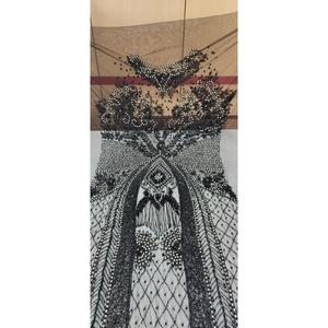 Panneaux de robe avant arrière avec broderie ethnique de fabrication indienne avec design en filet pour les tenues pour femmes disponibles à un prix abordable - Product Image 4