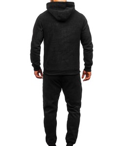 Combinaison de survêtement à col ras du cou et unie personnalisée, survêtement de haute qualité, streetwear, survêtement pour homme, vente en gros - Product Image 6